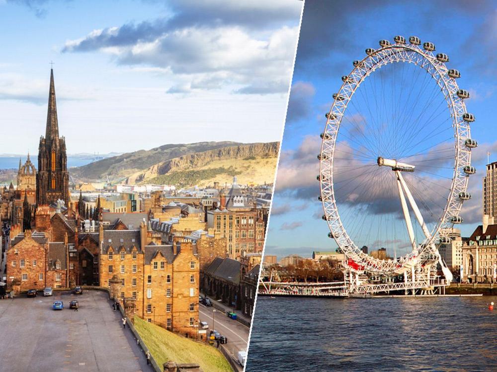 London and Edinburgh